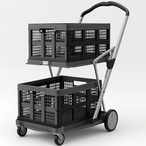 Carrinho de Compras Dobrável e Portátil - Flexycart