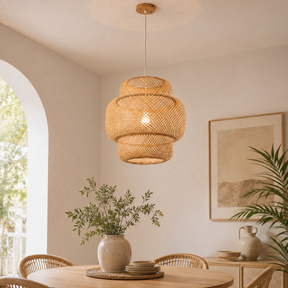 Lustre Pendente de Bambu - Rattan Lux