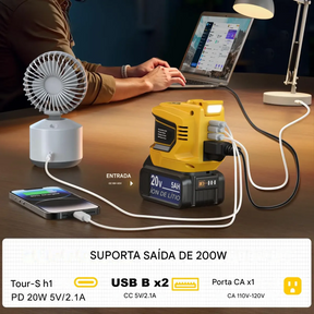 Inversor de Energia Portátil Ecarke 200W