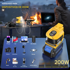 Inversor de Energia Portátil Ecarke 200W