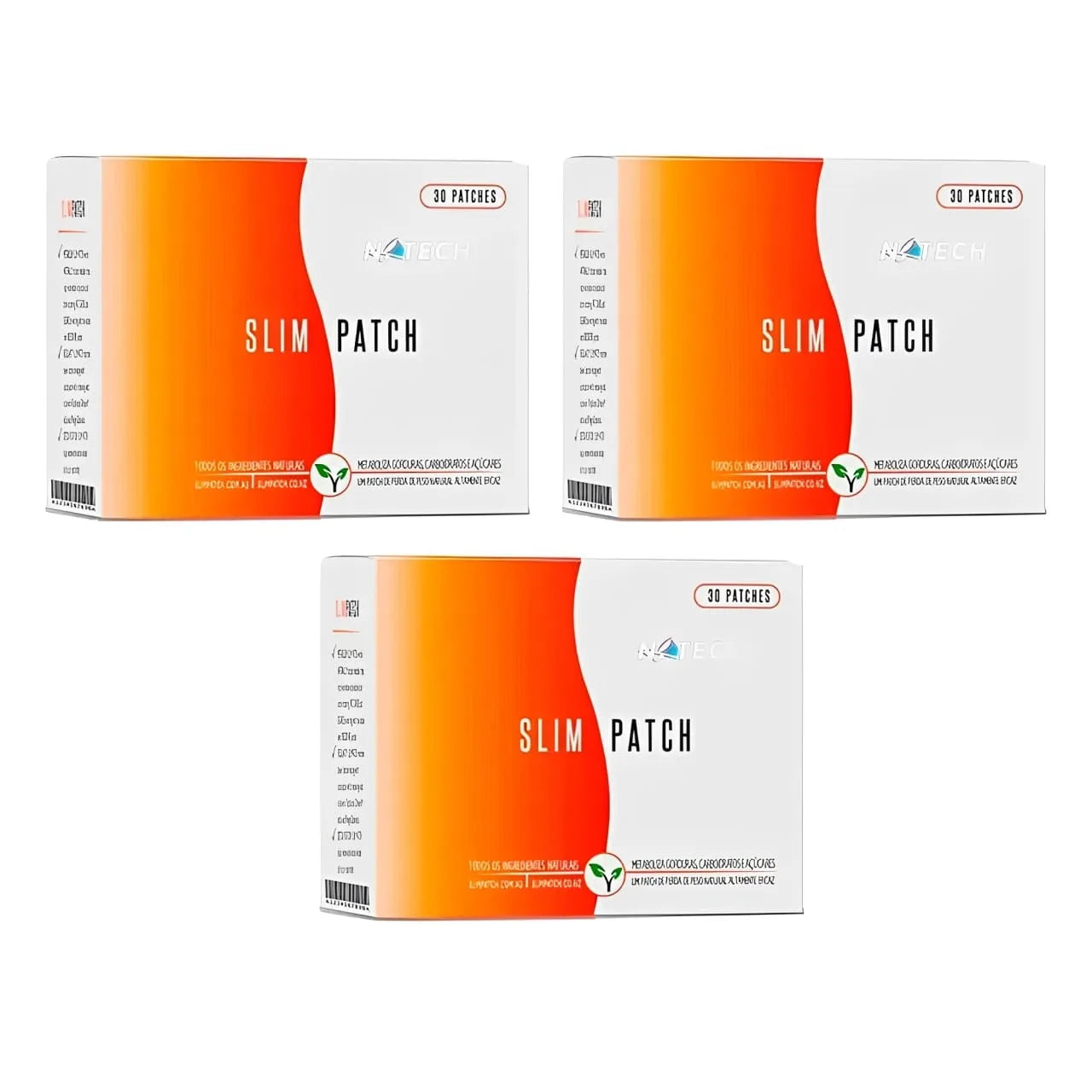 Kit 3 SlimPatch - Adesivos Para Rotina De Bem-Estar