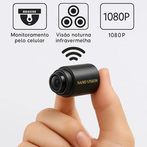 Kit 3 Nano Vision Mini Câmera De Segurança (Ultra HD 4K)